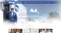 Desktop Screenshot of ameslinen.com